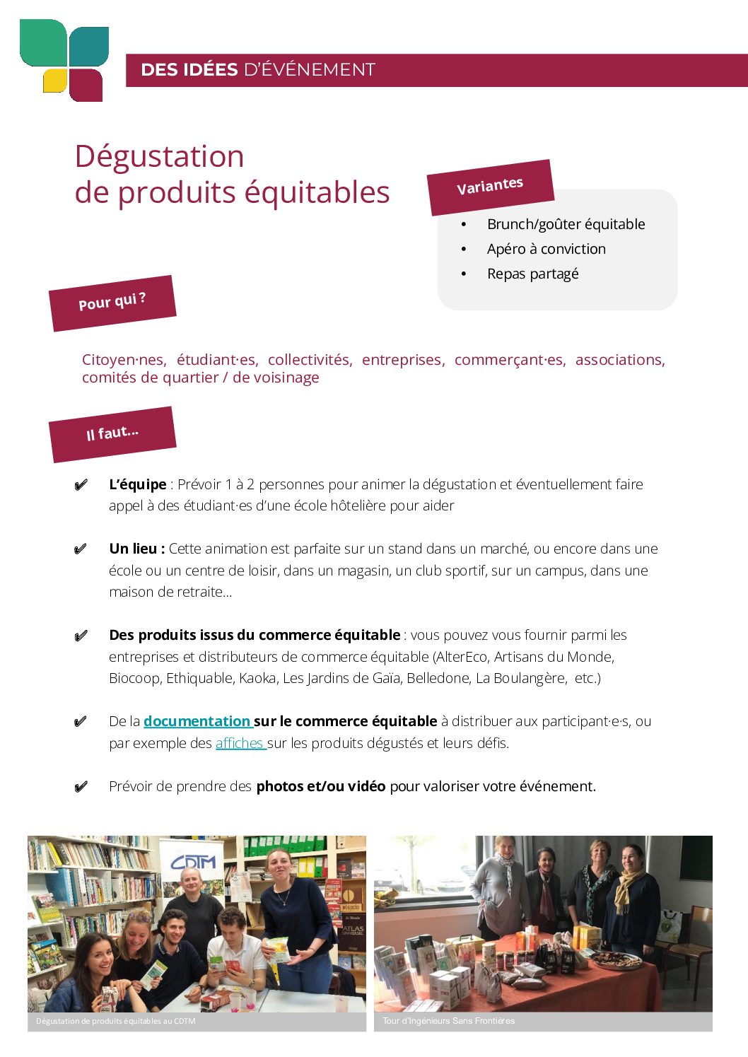 La Quinzaine du commerce équitable