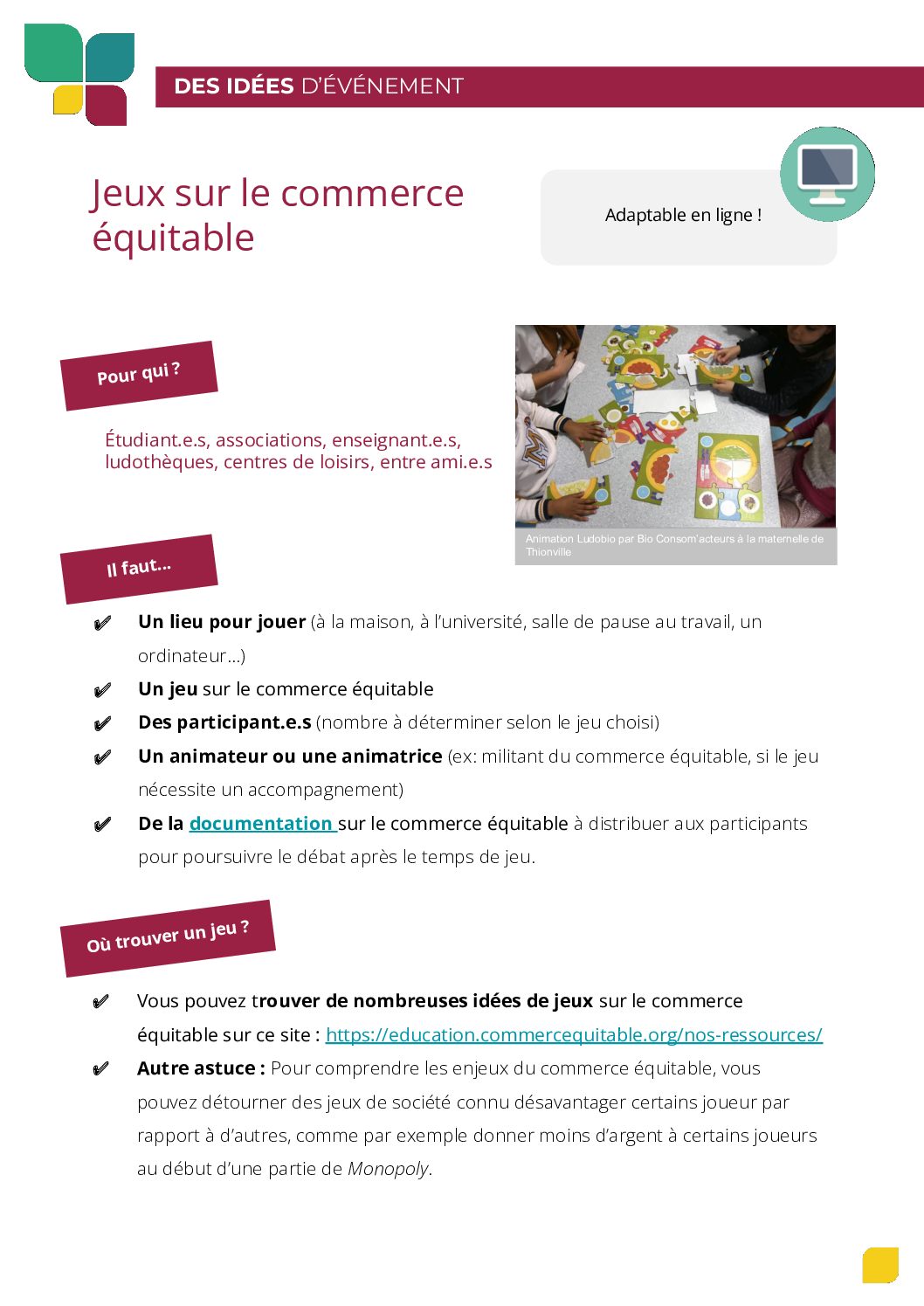 La Quinzaine du commerce équitable